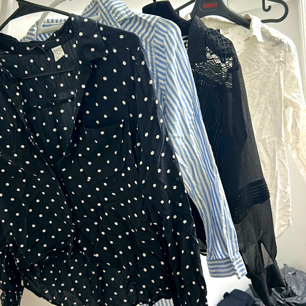 Four shirts for $15. Can sell individually. Fit size 0-4.